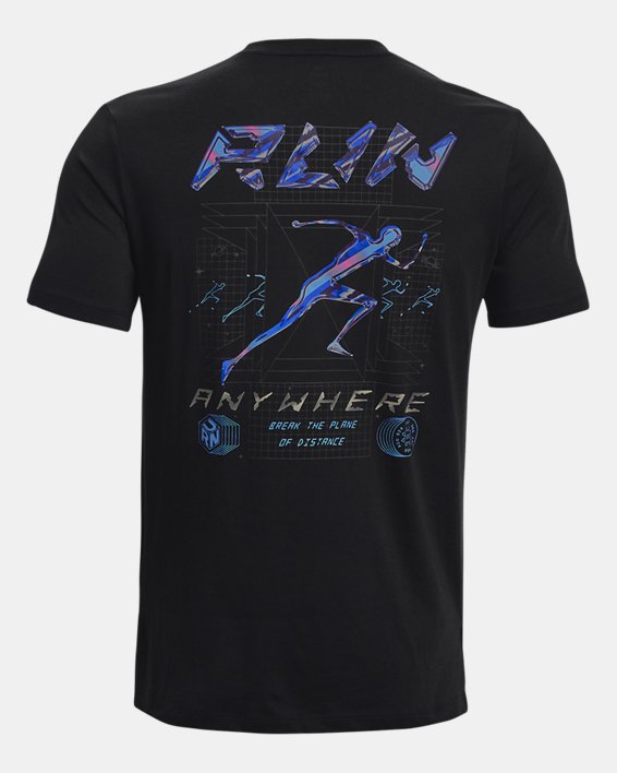 Men's UA Run Anywhere T-Shirt, Black, pdpMainDesktop image number 5